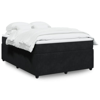 Box Spring Postel S Matrací Samet