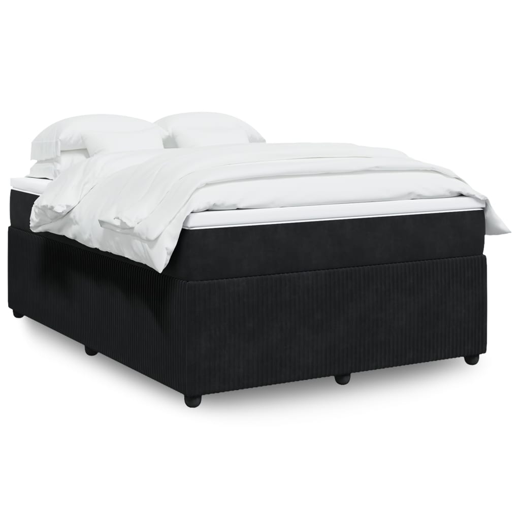 Box Spring Postel S Matrací Samet