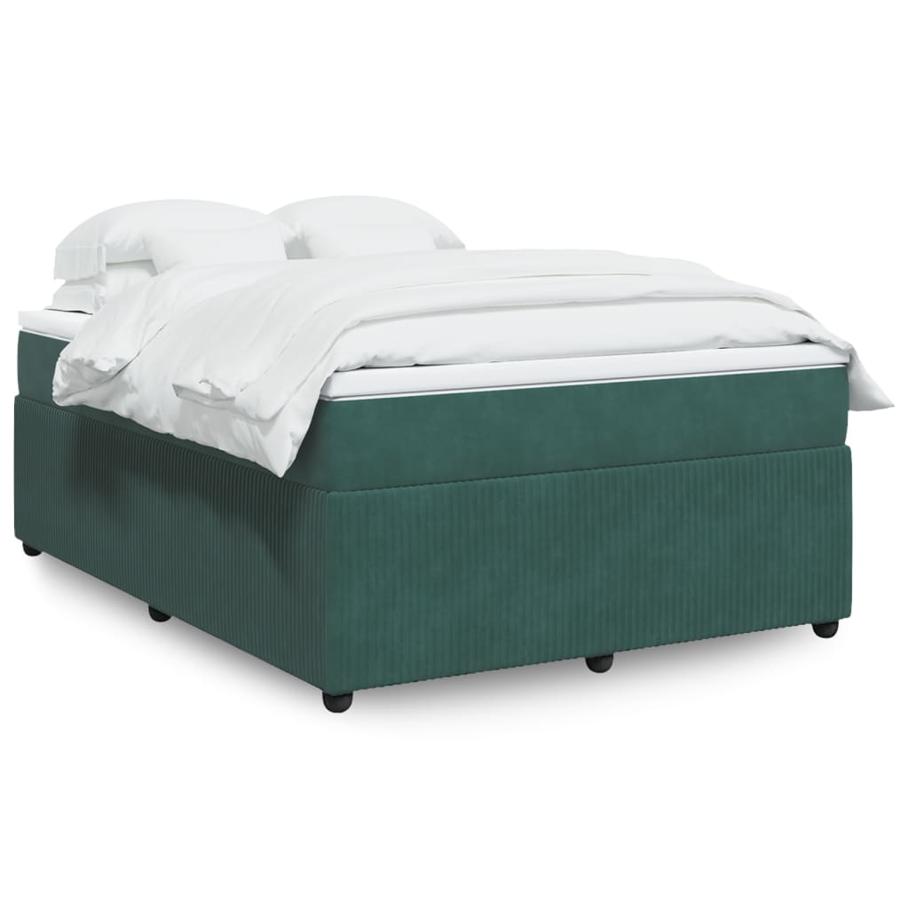 Box Spring Postel S Matrací Samet