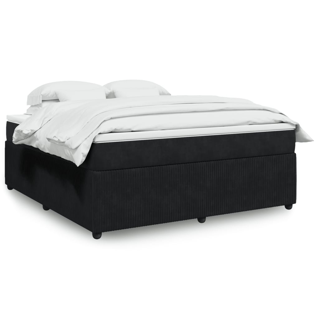 Box Spring Postel S Matrací Samet