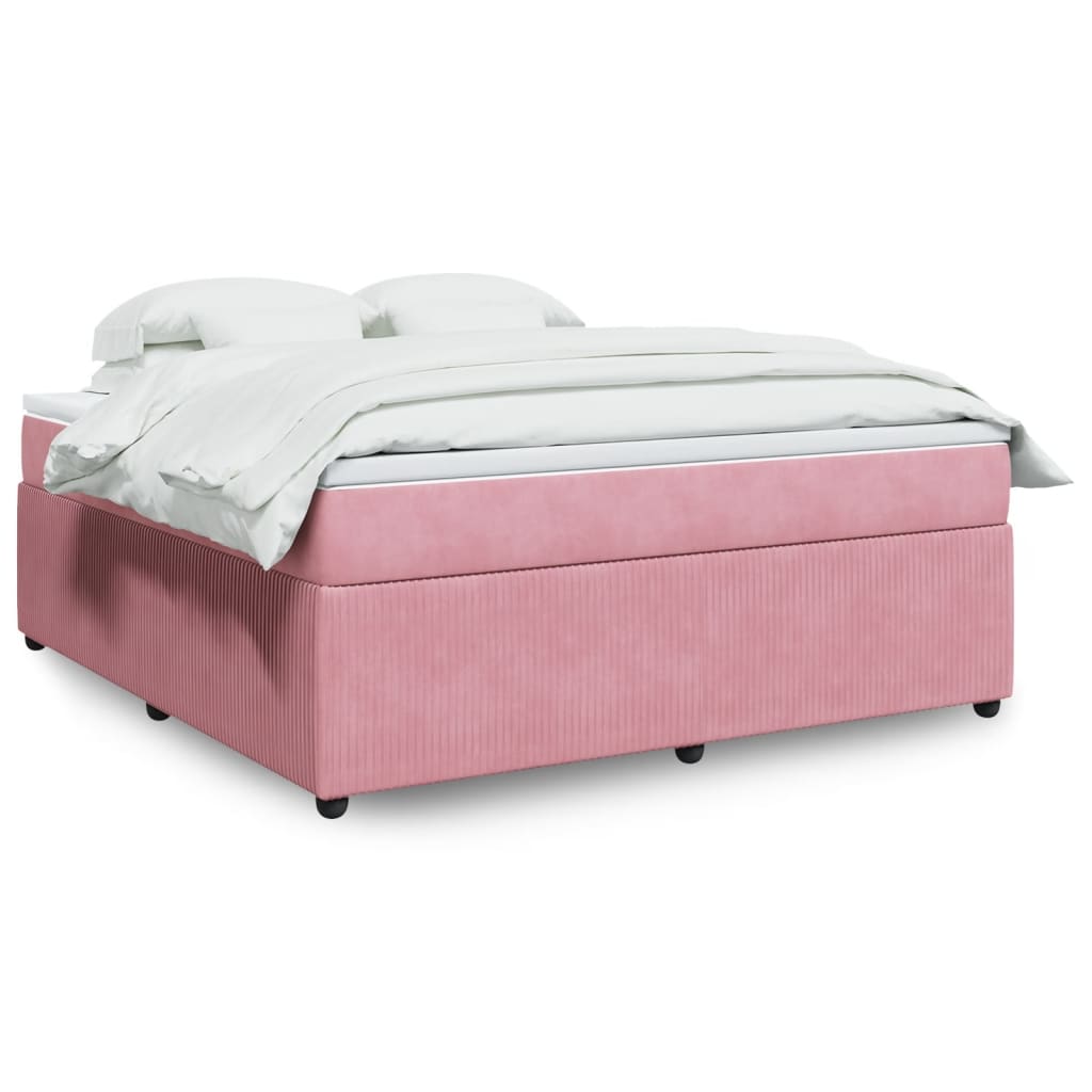 Box Spring Postel S Matrací Samet