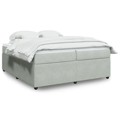 Box Spring Postel S Matrací Samet