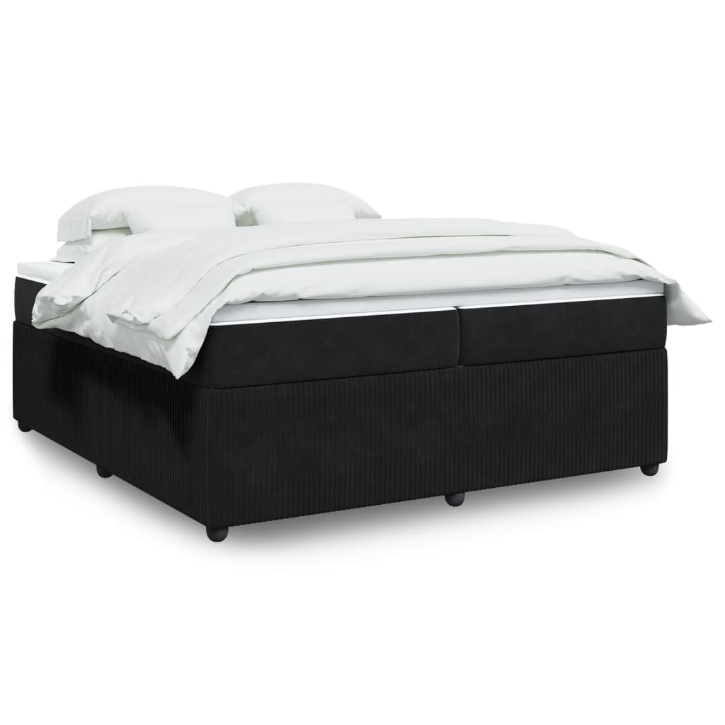 Box Spring Postel S Matrací Samet