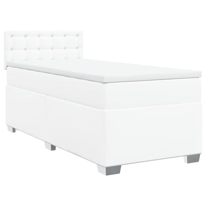 Box Spring Postel S Matrací Umělá Kůže