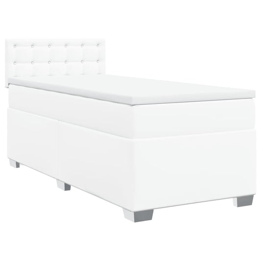Box Spring Postel S Matrací Umělá Kůže