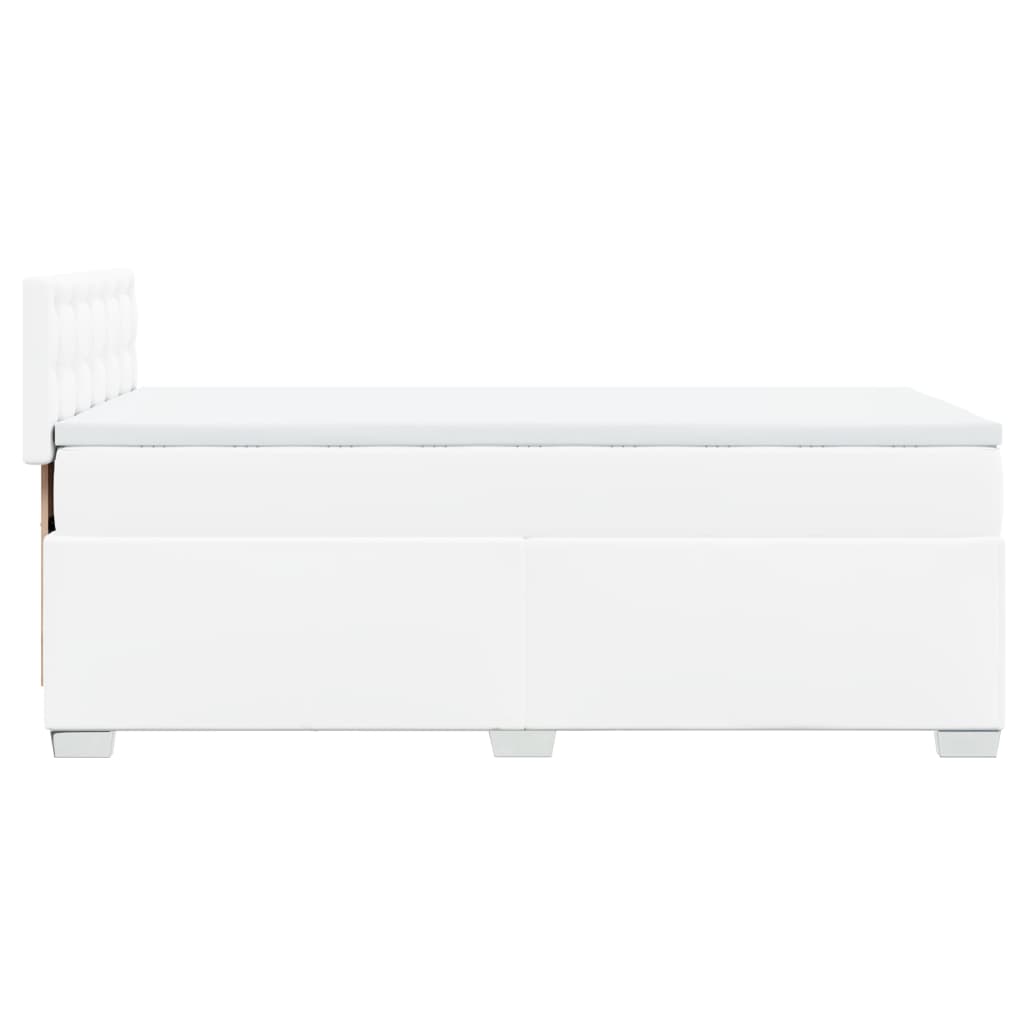 Box Spring Postel S Matrací Umělá Kůže