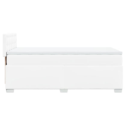 Box Spring Postel S Matrací Umělá Kůže
