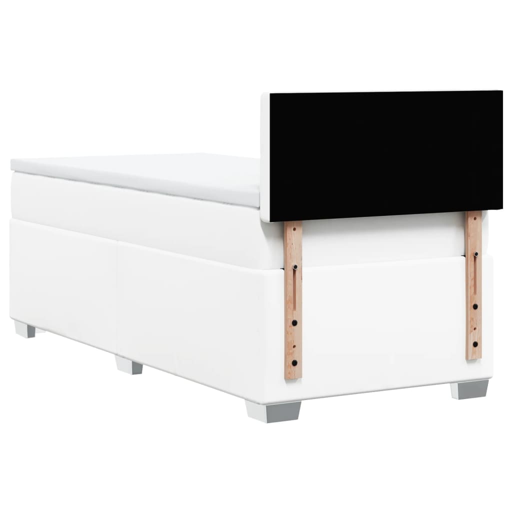 Box Spring Postel S Matrací Umělá Kůže