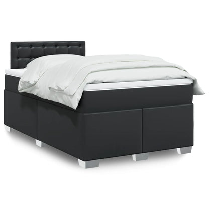 Box Spring Postel S Matrací Umělá Kůže