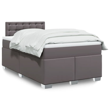 Box Spring Postel S Matrací Umělá Kůže