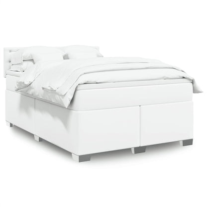 Box Spring Postel S Matrací Umělá Kůže