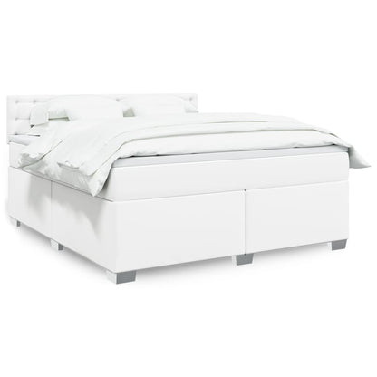 Box Spring Postel S Matrací Umělá Kůže