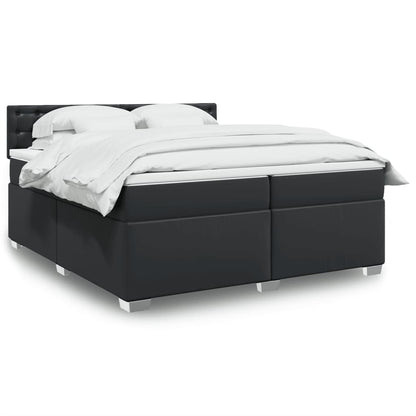 Box Spring Postel S Matrací Umělá Kůže