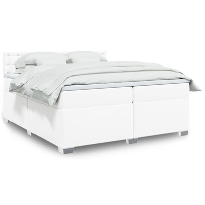 Box Spring Postel S Matrací Umělá Kůže