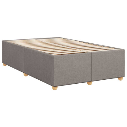 Box Spring Postel S Matrací Textil Taupe