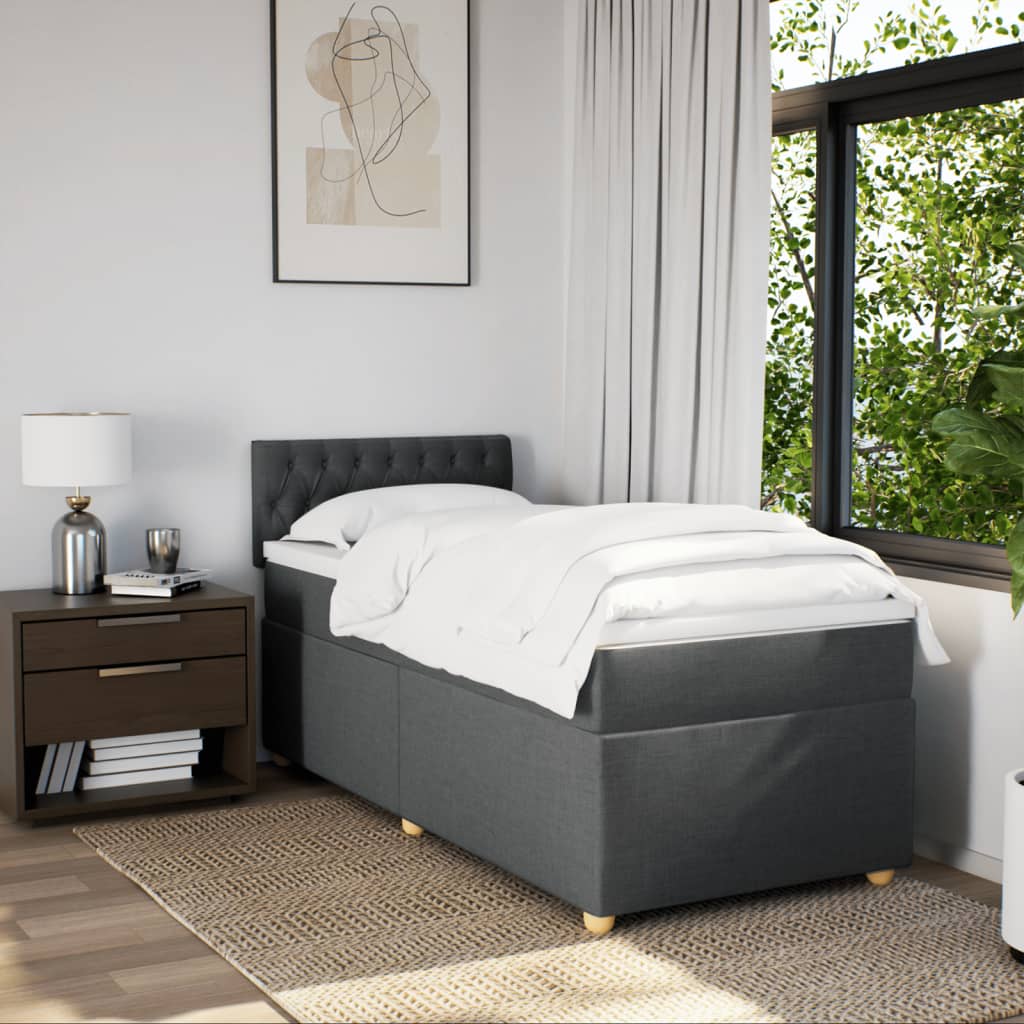 Box Spring Postel S Matrací Single Textil