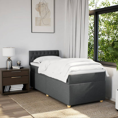 Box Spring Postel S Matrací Single Textil