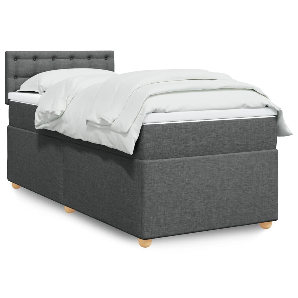 Box Spring Postel S Matrací Single Textil