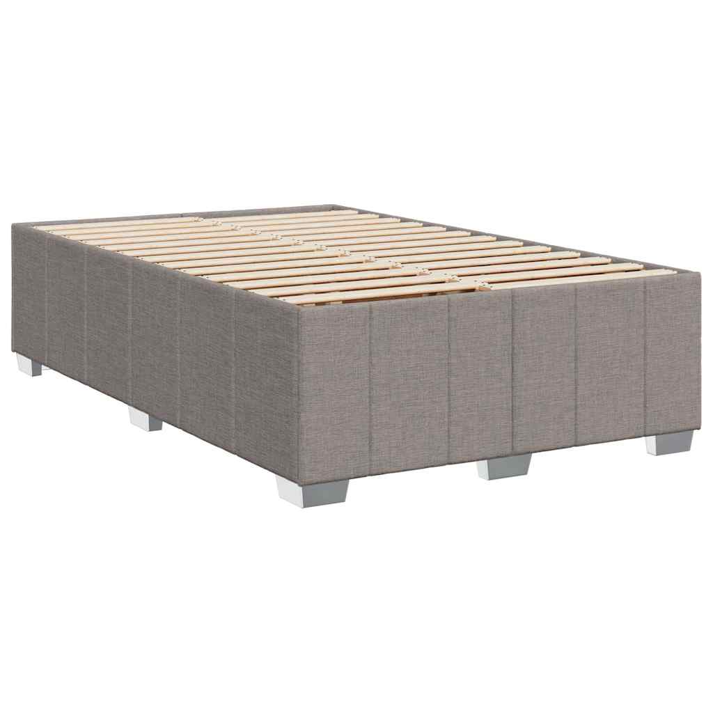 Box Spring Postel S Matrací Textil Taupe