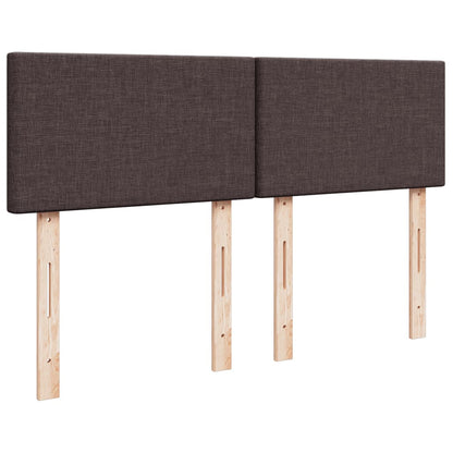 Box Spring Postel S Matrací Tmavě Hnědá 160X200 Cm Textil