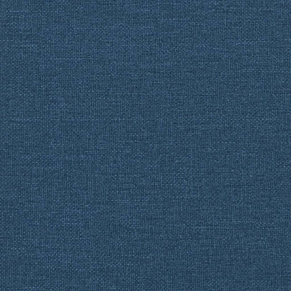 Box Spring Postel S Matrací Textil Modrá