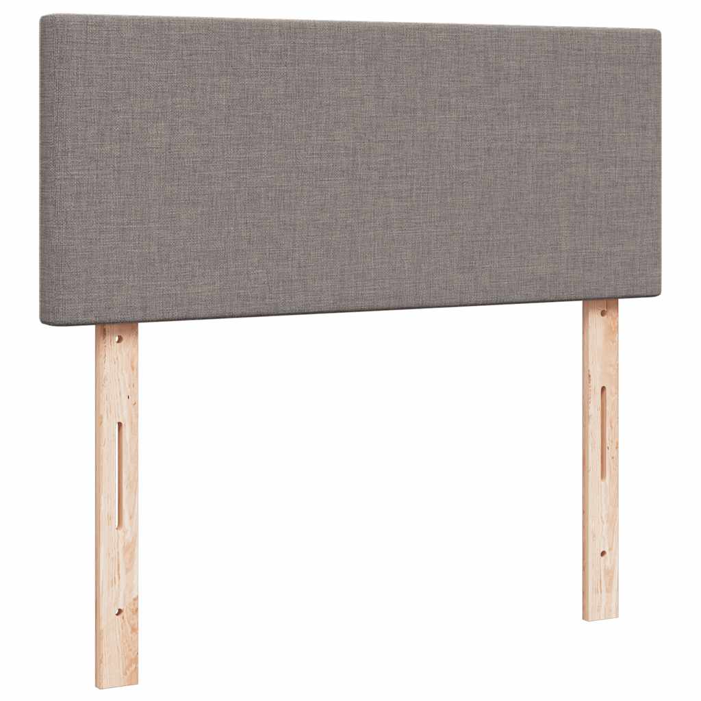 Box Spring Postel S Matrací Textil Taupe