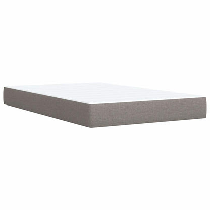 Box Spring Postel S Matrací Textil Taupe