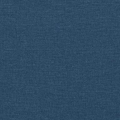 Box Spring Postel S Matrací Modrá 200X200 Cm Textil