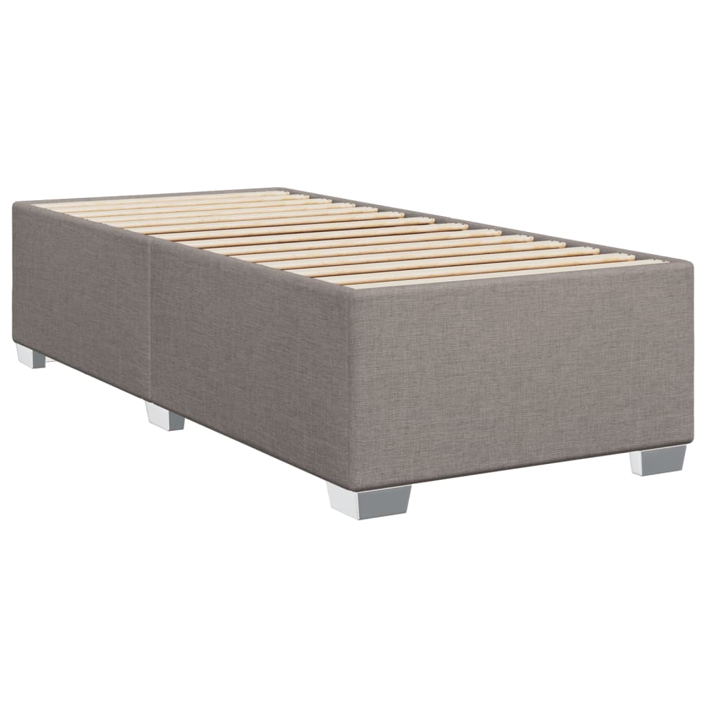 Box Spring Postel S Matrací Textil Taupe