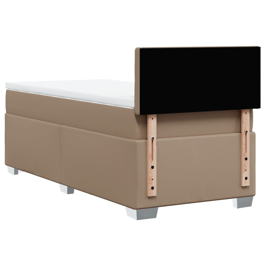 Box Spring Postel S Matrací Umělá Kůže