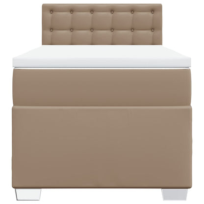 Box Spring Postel S Matrací Umělá Kůže