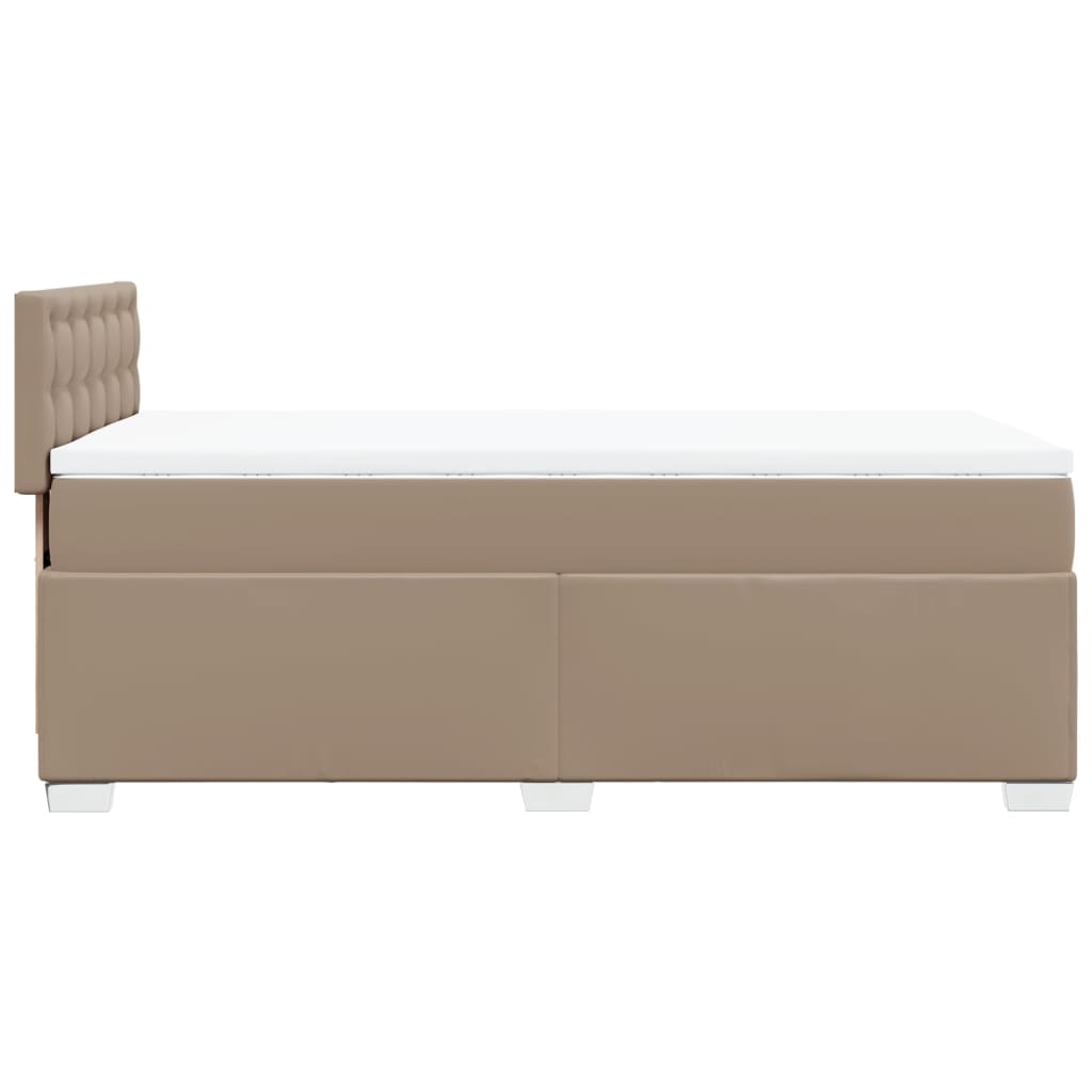 Box Spring Postel S Matrací Umělá Kůže