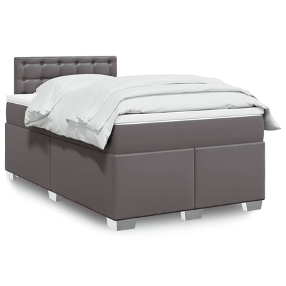Box Spring Postel S Matrací Umělá Kůže