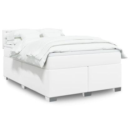 Box Spring Postel S Matrací Umělá Kůže