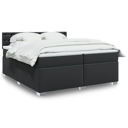 Box Spring Postel S Matrací Umělá Kůže