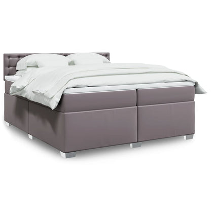 Box Spring Postel S Matrací Umělá Kůže