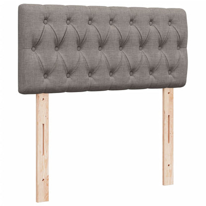 Box Spring Postel S Matrací Textil Taupe
