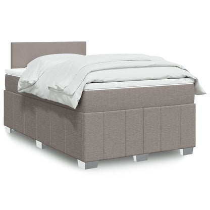 Box Spring Postel S Matrací Textil Taupe