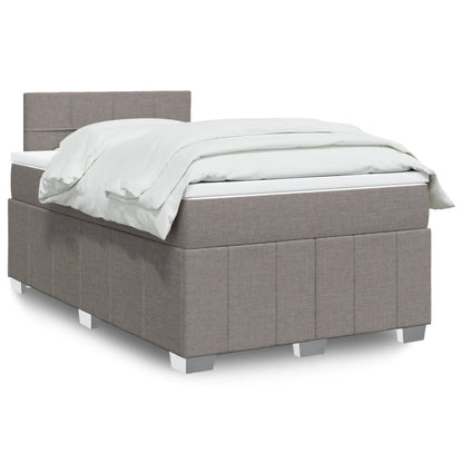 Box Spring Postel S Matrací Textil Taupe