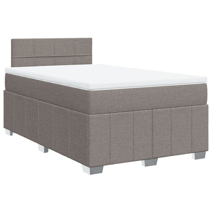 Box Spring Postel S Matrací Textil Taupe