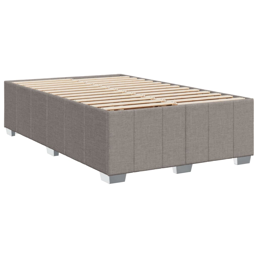 Box Spring Postel S Matrací Textil Taupe