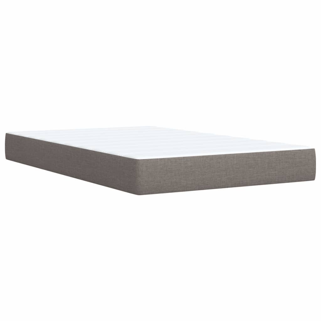 Box Spring Postel S Matrací Textil Taupe
