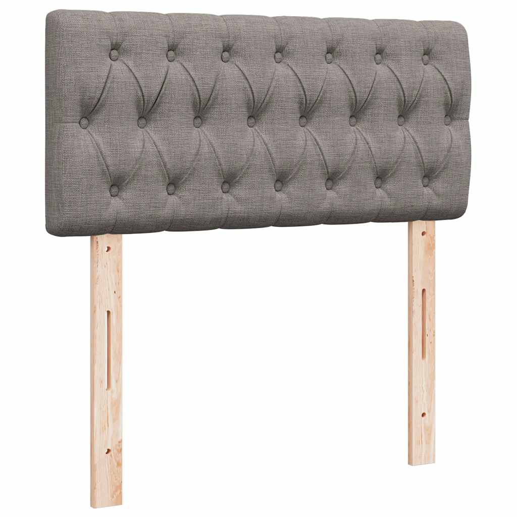 Box Spring Postel S Matrací Textil Taupe