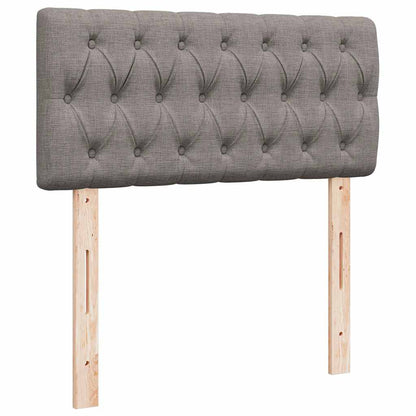 Box Spring Postel S Matrací Textil Taupe
