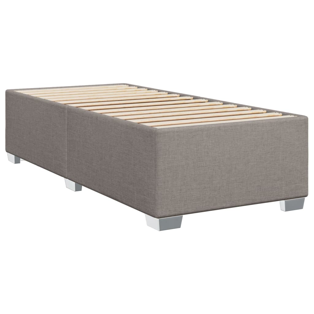 Box Spring Postel S Matrací Textil Taupe