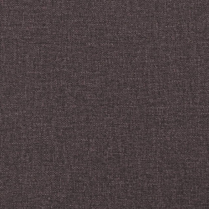 Box Spring Postel S Matrací Tmavě Hnědá 100 X 200 Cm Textil
