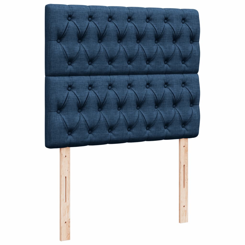 Box Spring Postel S Matrací Černá 120X190 Cm Textil