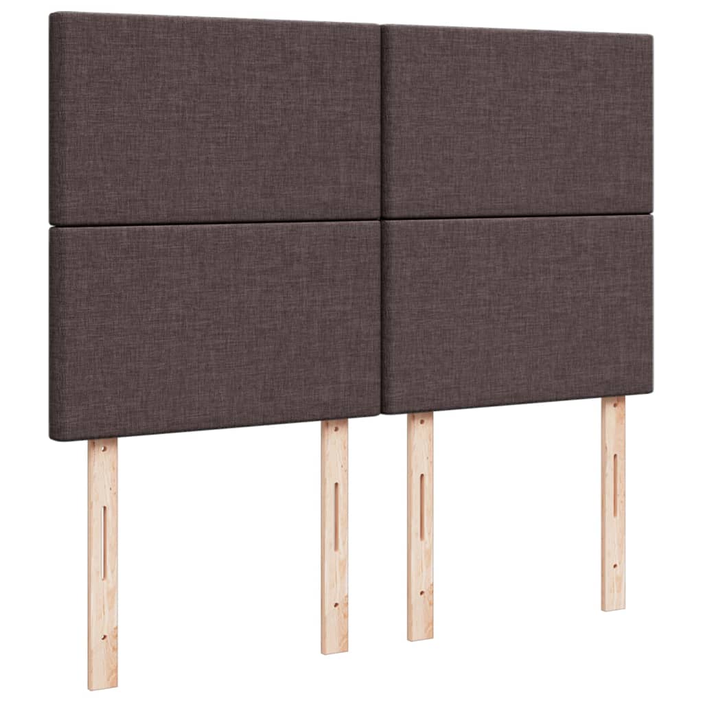 Box Spring Postel S Matrací Tmavě Hnědá 160X200 Cm Textil