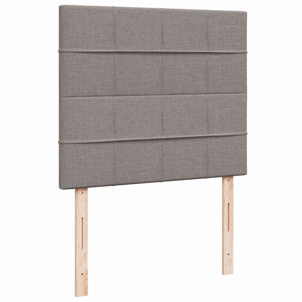 Box Spring Postel S Matrací Textil Taupe