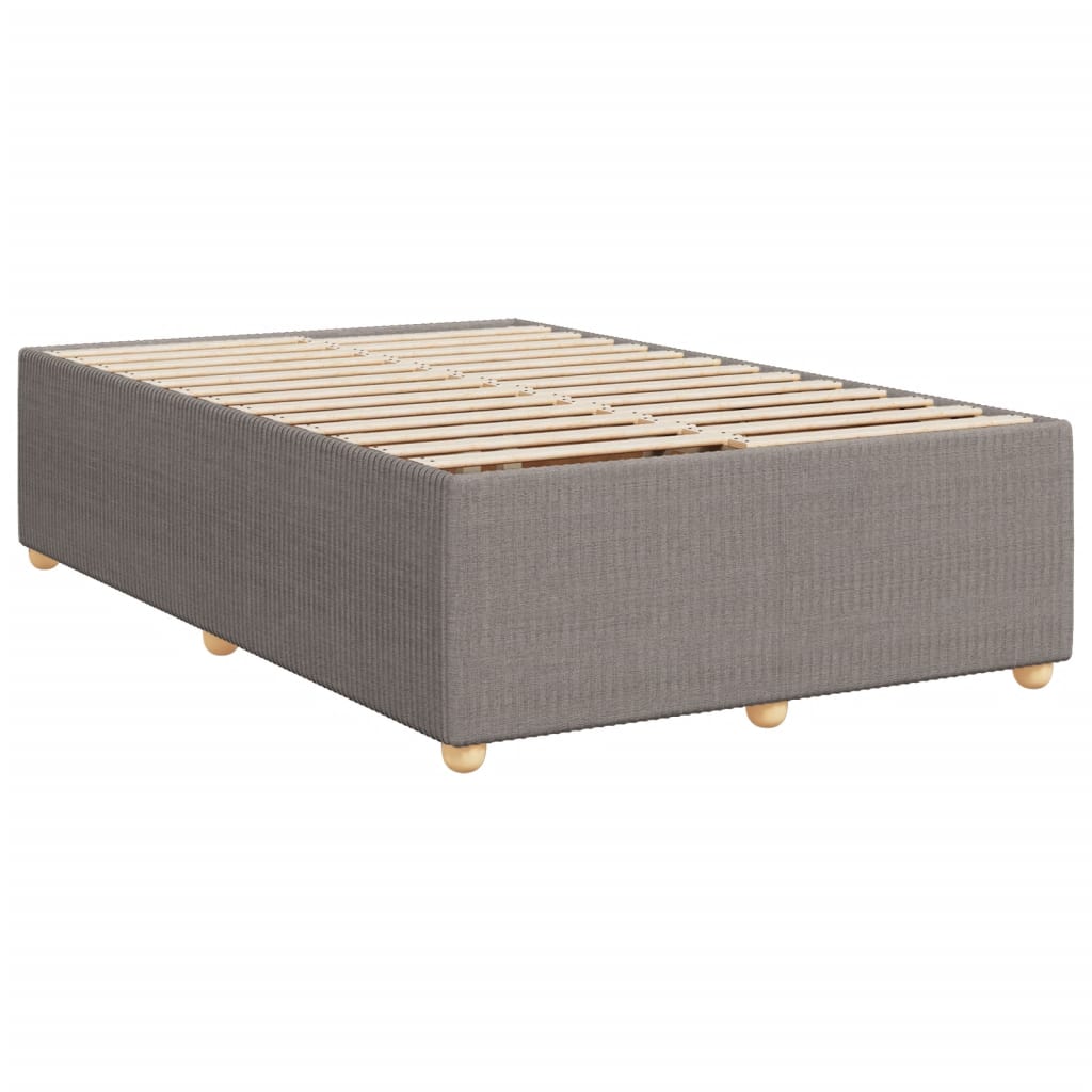 Box Spring Postel S Matrací Textil Taupe